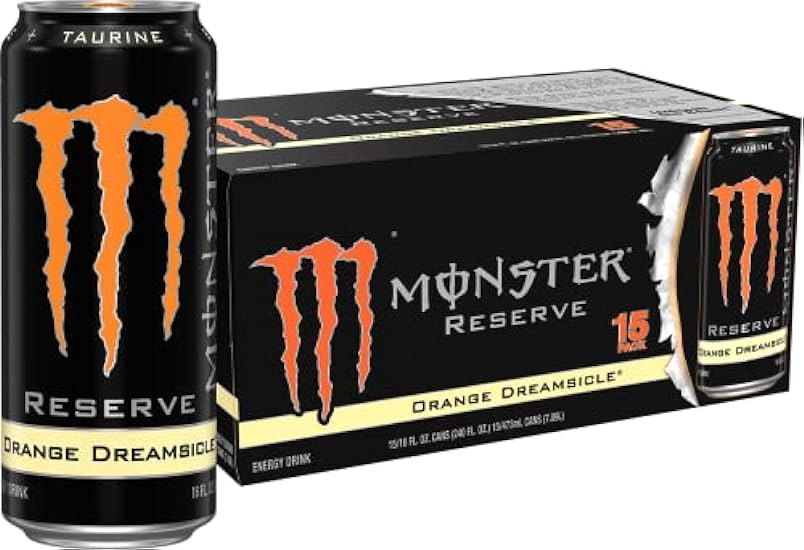 Monster Energy Reserve Orange Dreamsicle, Energy Drink, 16 Ounce (Pack of 15) 564966642