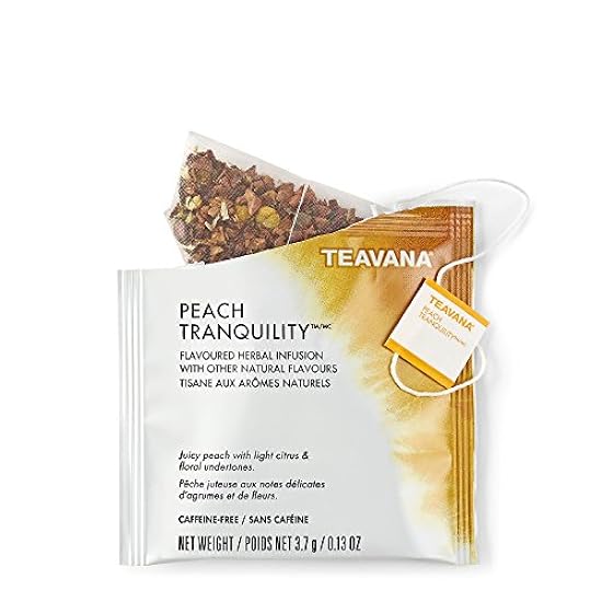 Teavana Peach Tranquility Full Leaf Tee 12 Sachets (0.13 oz / 3.7 g ) 904127569