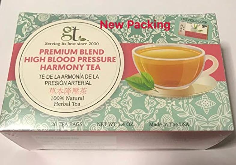 GoTo Tee High Blood Pressure Tee Premium Blend 4-Pack 2