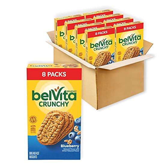 belVita Blauberry Frühstück Biscuits, 64 Total Packs, 8