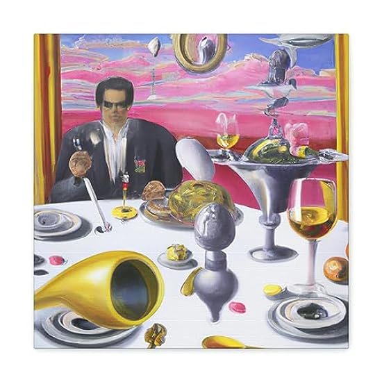 Banquet in Dreamland - Canvas 16″ x 16″ / Premium Galle