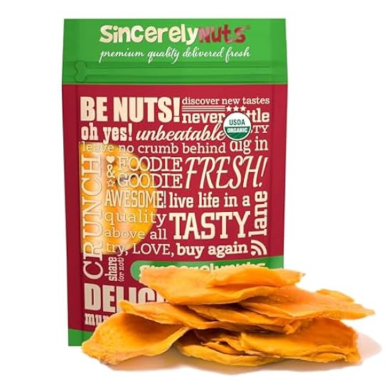 Sincerely Nuts Dried Organic Mango Slices (3 LB)- Glute