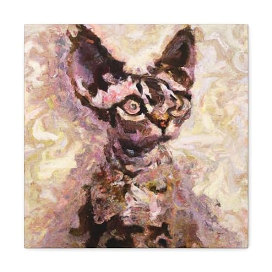 Feline Regal Splendor - Canvas 16″ x 16″ / Premium Gall