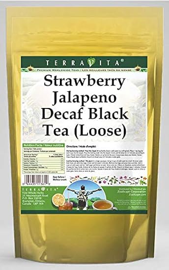 Strawberry Jalapeno Decaf Schwarz Tee (Loose) (8 oz, ZI
