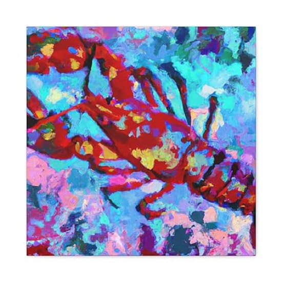 Crustacean Clarity Impression - Canvas 20″ x 20″ / Prem