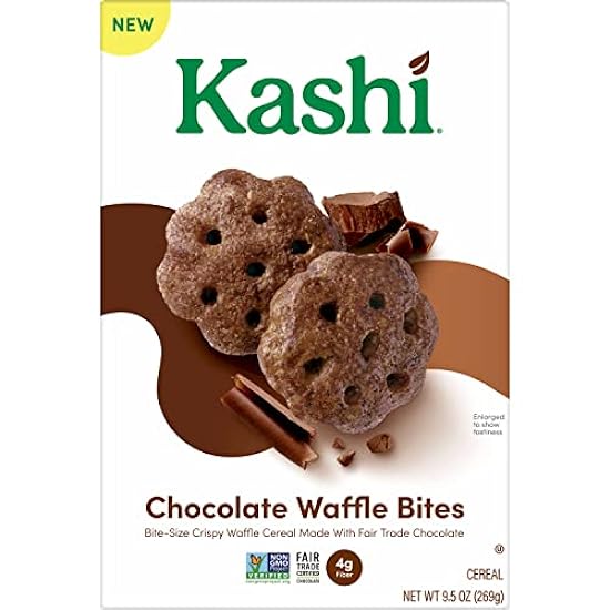 Kashi Frühstück Cereal, Vegan, Made with Whole Grains, Schokolade Waffle Bites (8 Boxes) 142824269