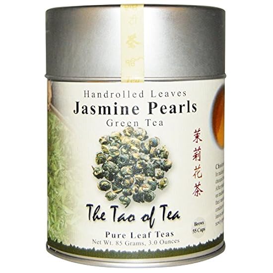 The Tao of Tea, Handrolled Leaves Grün Tea, Jasmine Pearls, 3 oz (85 g) - 2pcs 627373256