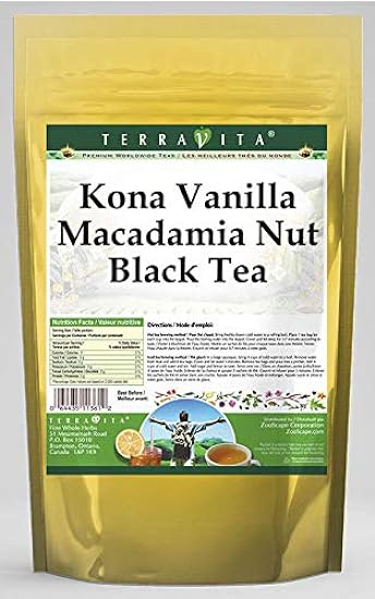 Kona Vanilla Macadamia Nut Schwarz Tee (50 Teebeutel, Z