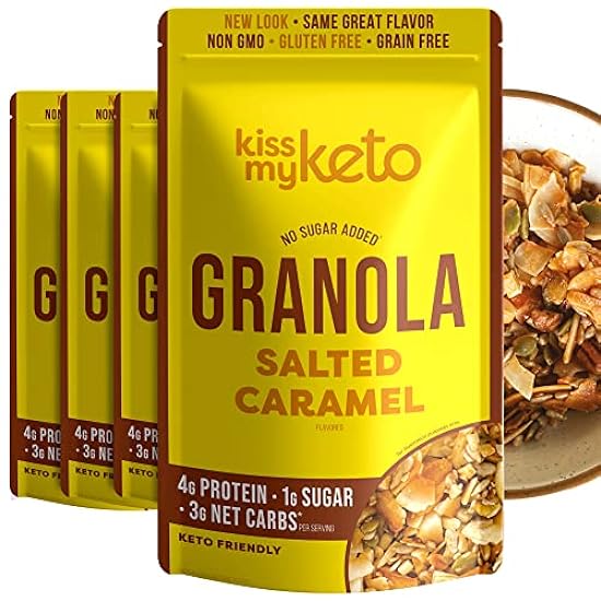 Kiss My Keto Granola Cereal – Salted Caramel Keto Grano