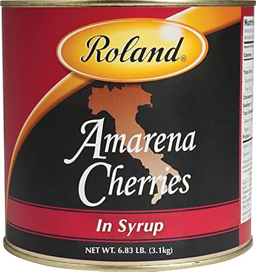 Roland Foods Amarena Cherries, In Syrup, Specialty Imported Food, 6.83 LB Can 535934345