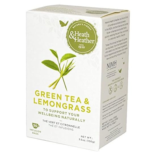 (10 Pack) - Heath and Heather - Grün Tee & Lemongrass Tee | 20 Beutel | 10 Pack Bundle 275404806