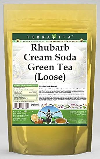 Rhubarb Cream Soda Grün Tee (Loose) (8 oz, ZIN: 536619)