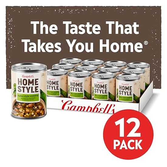 Campbell´s Homestyle Italian Wedding Soup, 16.1 OZ Can (Case of 12) 433672841