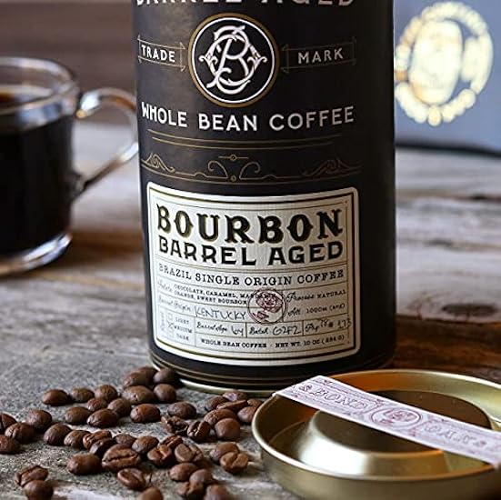 Oak & Bond Kaffee Co. Colombia Single Origin and Bourbon Barrel Aged Kaffee Bundle, Whole Bean Arabica - 22oz. Total 14820164