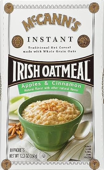 McCann’s Instant Oatmeal, Apple Cinnamon, 10 Count (Pac