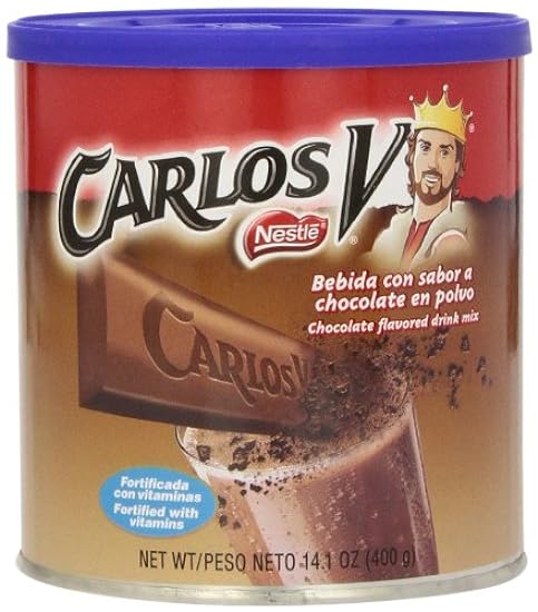 Nestle Carlos V Schokolade Drink Mix, 14.1-Ounce Contai