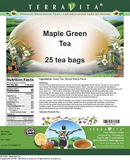 Maple Grün Tee (25 Teebeutel, ZIN: 510097) - 3 Pack 133575465
