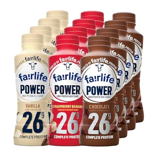Sipbox Bundle of Fairlife Core Power High Protein Milk 