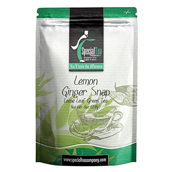 Special Tee Loose leaf Grün Tea, Lemon Ginger Snap Orga