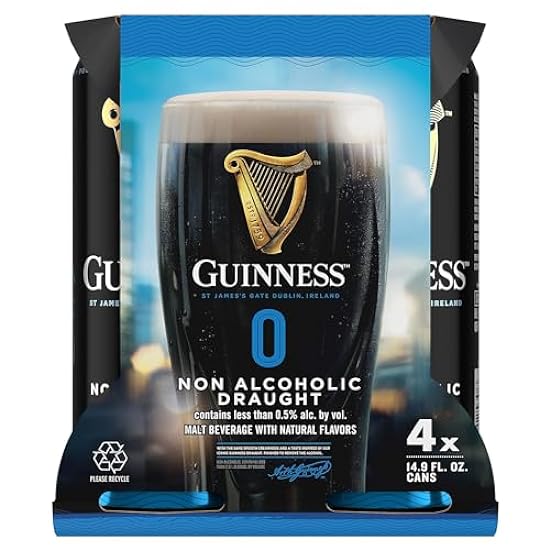[Pack of 12] Guinness Irish Dry Stout Draught Non-Alcoh