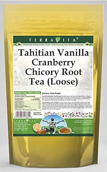 Tahitian Vanilla Cranberry Chicory Root Tee (Loose) (8 oz, ZIN: 561517) - 3 Pack 177686803