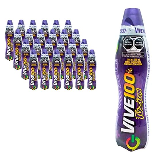 Vive 100% - (24 Pack) 16.9 fl oz - Made In Mexico (Fuzi