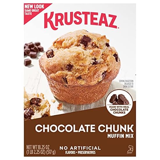 Krusteaz Schokolade Chunk Muffin Mix, With Real Schokol