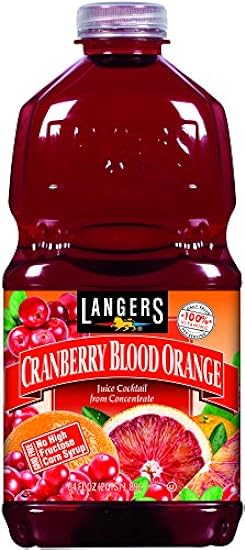 Langers Juice Cocktail, Cranberry Blood Orange, 64 Ounc
