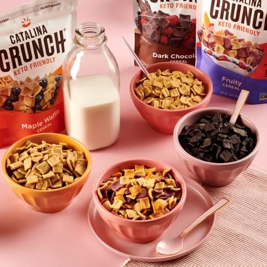 Catalina Crunch Keto Protein Cereal Variety Pack (6 Flavors) | Low Carb, Zero Sugar, Gluten Free, Fiber | Vegan Snacks/Food 777215766