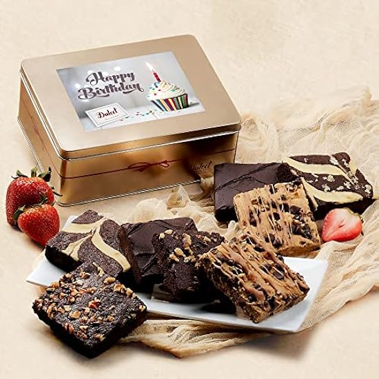 Dulcet Gift Baskets Happy Birthday Brownie- Schokolade 