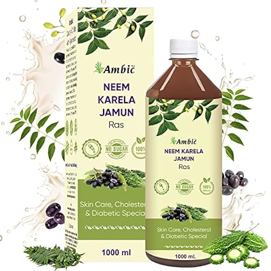 Ambic Neem Karela Jamun Juice I Natural Ayurvedic Juice