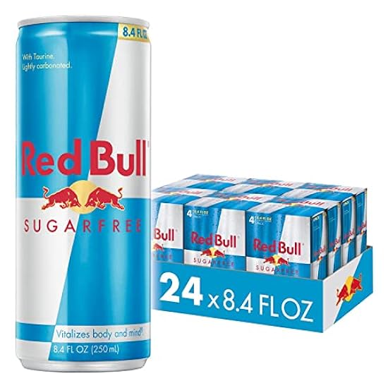 Red Bull Sugar Free Energy Drink, 8.4 Fl Oz, 24 Cans (6