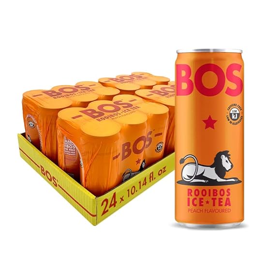 BOS Rooibos Iced Tee Peach | 24x (6x 10.1 oz Cans) | Or