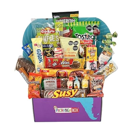 Hispanic and Latin American Snack Box - Variety Pack of 30 Snacks from Mexico, Argentina, Colombia, Peru and More! 760746941