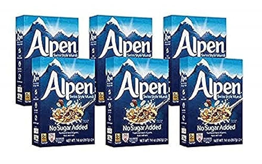Alpen Muesli Kein Zucker Added Cereal, Heart Healthy Ce