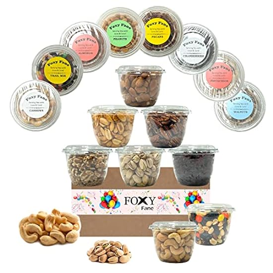 Foxy Fane 8 Pack Healthy Nuts and Trockenfruchtsnack Bo