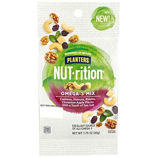Planters NUT-rition Omega-3 Nut Mix with Cashews (Walnu