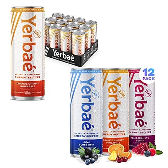 Yerbae Energy Seltzer - Variety Performance Pack + Oran