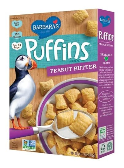 Barbara´S Bakery Peanut Butter Puffins 11 OZ (Pack of 12) 838513736