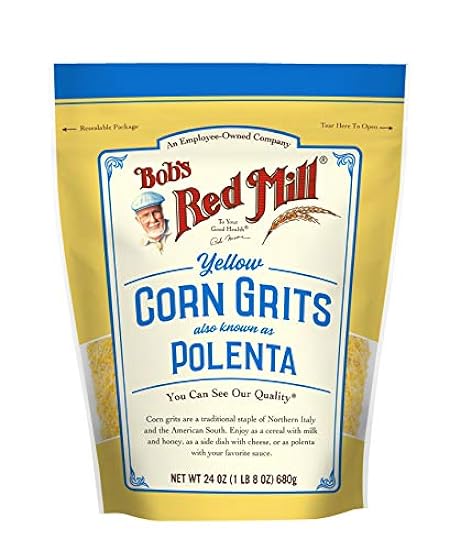 Bob´s Rot Mill, Corn Grits, Polenta, 24 oz(Pack of 4) 913588265