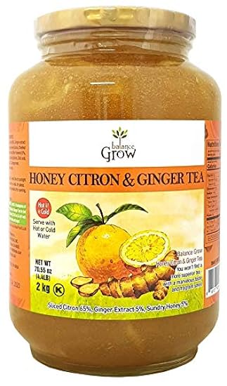 3 set Balance Grow Honey Citron and Ginger Tee 70.55oz 