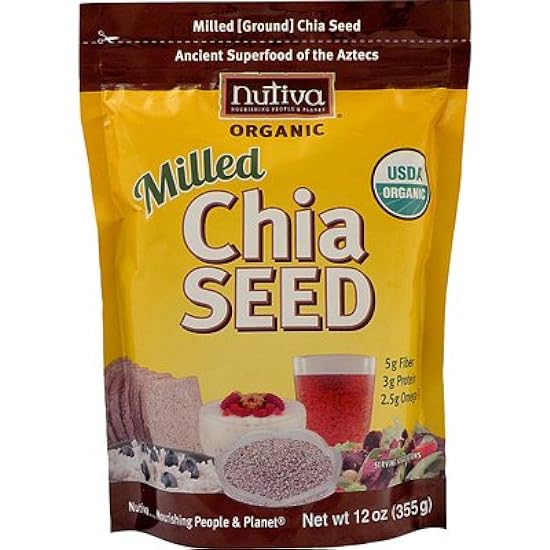 Chia Seed Milled Org 12 OZ (Pack Of 6) 225834984