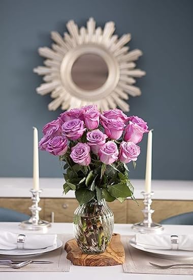 KaBloom PRIME NEXT DAY DELIVERY - Lavender Roses 18 wit