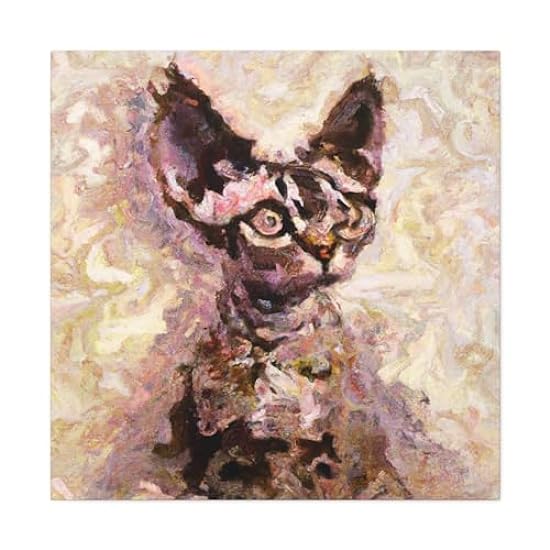 Feline Regal Splendor - Canvas 16″ x 16″ / Premium Gallery Wraps (1.25″) 19339085