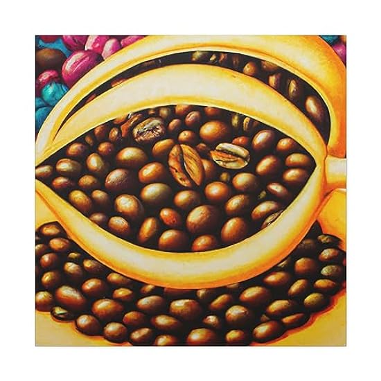 Kaffee Beans Dreamscape - Canvas 36″ x 36″ / Premium Ga