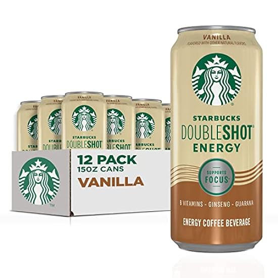 Starbucks Doubleshot Energy Espresso Kaffee, Vanilla, 1