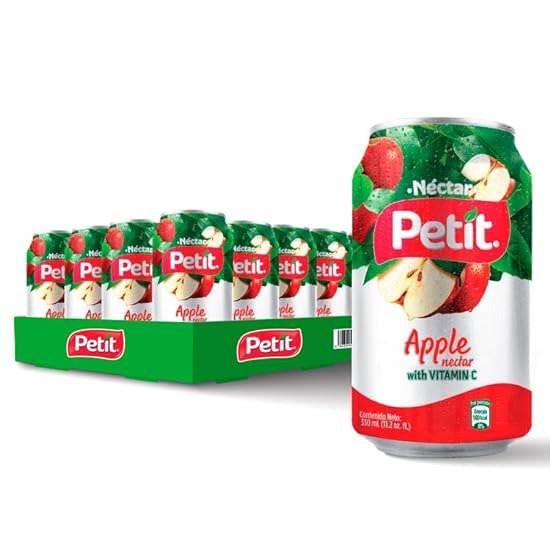 Petit | Apple Nectar | Recyclable Can | 330 ml | Pack o