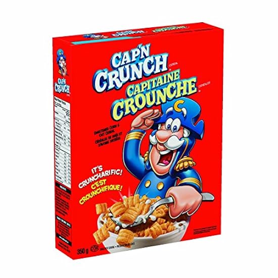 Quaker Captain Crunch Original, 350g/12.34 Ounces 24-count {Imported from Canada} 552105646