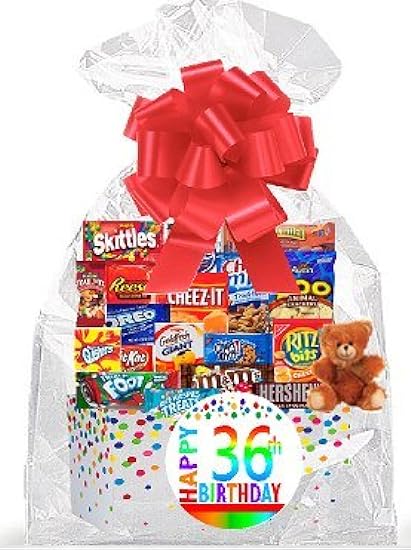 CakeSupplyShop Item#036BSG Happy 36th Birthday Rainbow 