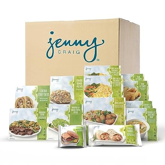 Jenny Craig 14-Count Entrée Kit Menu 2 – Frozen Meal Kit includes 14 Full Entrées to make living better delicious, nutritious and convenient! Enjoy Prepared Meals, Eat Better, and Love the New You! 835011303